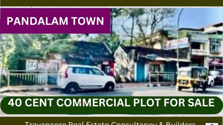 40 CENT COMMERCIAL PLOT FOR SALE AT PANDALAM JUNCTION