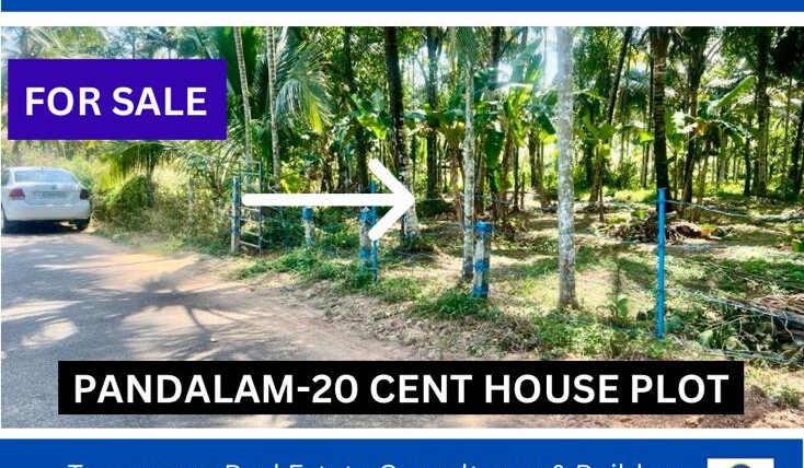 20 CENT HOUSE PLOT FOR SALE AT PANDALAM.